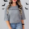 Simply Sage Market Just Dead Inside Typewriter Garment Dyed Tee - 2 of 4