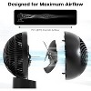 IRIS USA WOOZOO Fan with Remote, Oscillating Fan, Desk Fan, Table Air Circulator, Globe Fan, Fan for Bedroom, Low Noise DC Motor - 4 of 4
