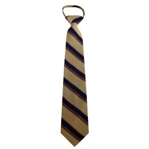 Men's Stripe 3.25 Inch W And 20 Inch L Zipper Neckties - 1 of 3