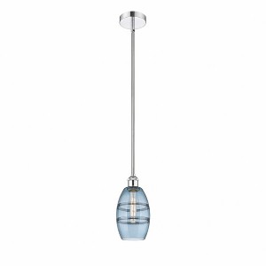 Vaz - 1 Light Stem Hung Mini Pendant In Industrial Style-7.63 Inches Tall and 5.88 Inches Wide - 1 of 1
