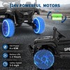 24V Ride on Car with Remote Control, 2 Seater Ride on Toy for Kids, Kids Electric Vehicles, Spring Suspension - 3 of 4
