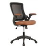 Vynxaria Techni Mobili Mid-Back Mesh Task Office Chair with Height Adjustable Arms, Brown - 4 of 4