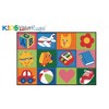 Preschool Learning Rug with Letters, Shapes & More, Rectangle - 2 of 4