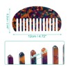 Unique Bargains Anti-Static Hair Comb Wide Tooth for Thick Curly Hair Hair Care Detangling Comb 2 Pcs - 4 of 4