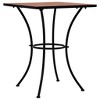 vidaXL Mosaic Bistro Table Terracotta 23.6 - 2 of 4
