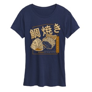 Women's - Instant Message - Taiyaki Short Sleeve Graphic T-Shirt - 1 of 4