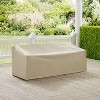 Crosley Outdoor Sofa Furniture Cover, Tan: Heavy Gauge Vinyl, Waterproof, Scratch-Resistant, Drawstring Closure - 2 of 4