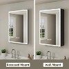 LED Bathroom Medicine Cabinet with Mirror, Surface or Recessed Mount, Defogger, Memory Function, 3-Color Lighting, USB & Outlet, Dimmer - 4 of 4