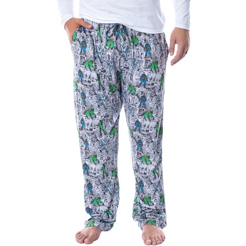 Marvel Mens Comic The Avengers Villain Vintage Comic Sleep Pajama Pants Small Multicoloured