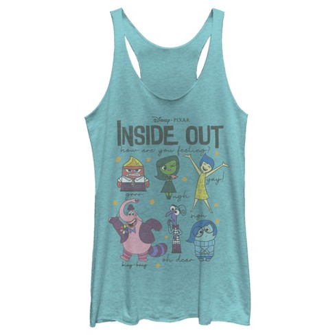 Women's Inside Out Feeling Emotions and Bing Bong Racerback Tank Top - image 1 of 4