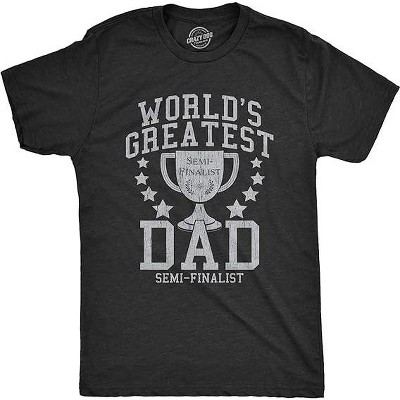 LEVEN SIXTEEN Mens Worlds Greatest Dad Semi-Finalist T Shirt