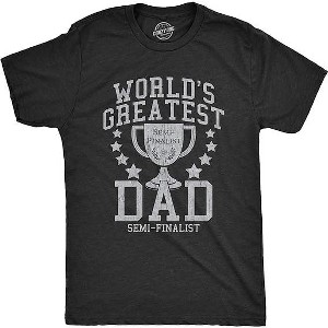 LEVEN SIXTEEN Mens Worlds Greatest Dad Semi-Finalist T Shirt - 1 of 3
