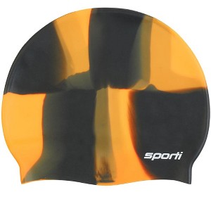 Sporti Multi Color Silicone Swim Cap - 1 of 4