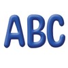 Eureka® Color My World - Solid Blue 4" Deco Letters, 180 Per Pack, 3 Packs - 3 of 3