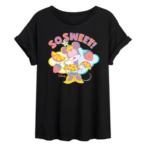 Women's - Disney - So Sweet Oversized Graphic T-Shirt - 1 of 4