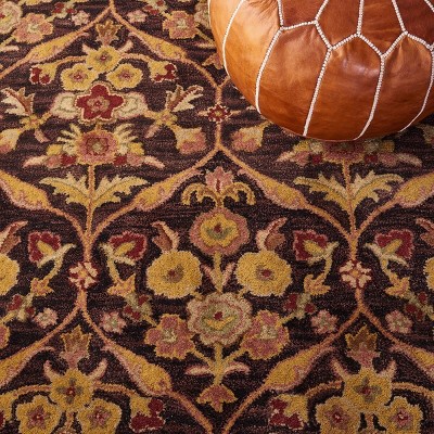 Ivory Elegance Hand-Tufted Wool Oval Rug, 54"x6"