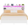 Aheaplus Bed Frame with Charging Station and RGB LED Lights - 2 of 4