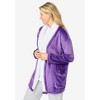 Dreams & Co. High Pile Fleece Lined Collar Microfleece Bed Jacket - 4 of 4