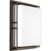 Progress Lighting Helm Collection 2-Light LED Flush Mount in Brushed Nickel with Acrylic Diffuser - 3 of 4