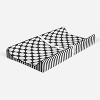 Bacati - Dots/Pin Stripes Black/White Large Dots Changing Pad Cover - image 2 of 4