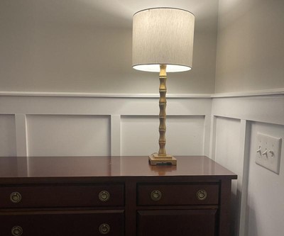 Large Bamboo Table Lamp (includes Led Light Bulb) Brass - Threshold™ :  Target