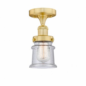 Canton - 1 Light Semi-Flush Mount In Industrial Style-9.25 Inches Tall and 5.25 Inches Wide - 1 of 1