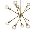 Kichler Lighting Armstrong 10 - Light Chandelier in  Natural Brass - 4 of 4