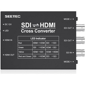 Seetec Portable SDI-HDMI Cross Converter SCH Mini Broadcast Converters with Standard 1/4-20" Screw Threads (SDI-HDMI Cross Converter) - 1 of 1