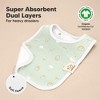 KeaBabies 8-Pack Organic Baby Bibs for Boy, Girl, Drool Bibs, Baby Bib for Girls, Boys,  Newborn Teething Bibs - 4 of 4