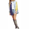 Women's Patrice Colorblock Oversized Shirt - DAVI & DANI - 2 of 4