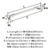 Amerock Bellamy Appliance Pull for Large Panels and Oversized Cabinets - 4 of 4