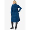 Woman Within Plus Size Plaid Flannel A-Line Shirtdress - 3 of 4