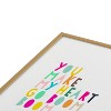 Hello Sayang You Make My Heart Go Boom Boom Metal Framed Art Print - Deny Designs - 3 of 4