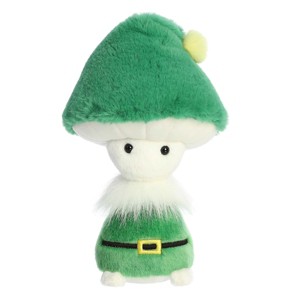 Aurora Small Holiday Fungi Friends Festive Stuffed Animal Elf 9" - 1 of 4