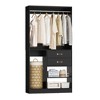 Besiost 40-In Closet Organizer with Drawers, Freestanding Closet System - 4 of 4