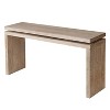 NicBex 60" Farmhouse Console Table with Double Board Suspension Design, Entryway Table with Wood Legs, TV Stand for Living Room, Entryway - 3 of 4