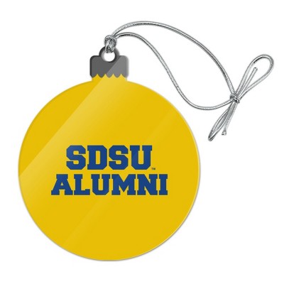 South Dakota State University Alumn Acrylic Christmas Tree Holiday Ornament