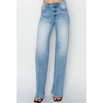 Women's Wo's Mikayla High Rise Straight Jeans - RISEN