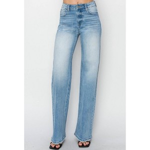 Women's Wo's Mikayla High Rise Straight Jeans - RISEN - 1 of 4