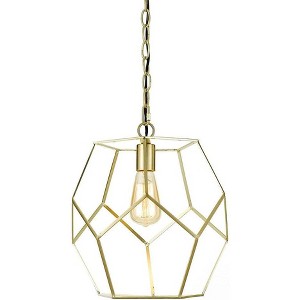 AF Lighting Bellini One Light Pendant in Brushed Gold - 1 of 1
