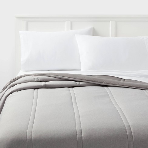 Twin/twin Extra Long Lofty Microfiber Comforter Dark Gray Heather ...
