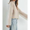 Women's Two Toned Turtleneck Sweater - Buttermelon - 2 of 4