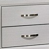 Royal Hampton Nightstand, 2 Drawers, White Wood Finished Frame, Metal Handles - 4 of 4