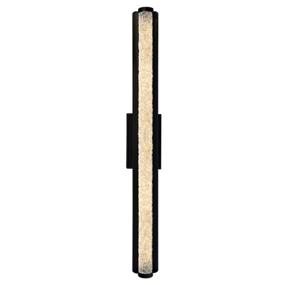 CWI Lighting Fiji Integrated LED Black Outdoor Wall Light