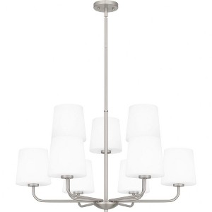 Quoizel Lighting Gallagher 9 - Light Chandelier in  Brushed Nickel - 1 of 4