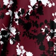 burgundy graphic floral