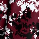 burgundy graphic floral