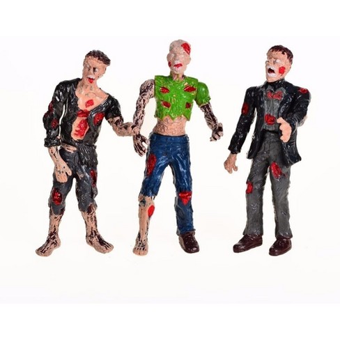 Ready! Set! Play! Link Zombie Action Figures With Movable Joints - Pack of 6