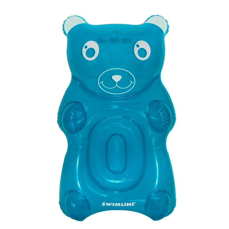 Pool Central 60" Blue Gummy Bear Swimming Pool Float, 1 of 4