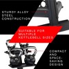 Body Solid Modern Compact 3 Tier 200 Pound Maximum Capacity Kettlebell Rack with Durable Alloy Steel Frame for Home Gym Use, Black - 3 of 4